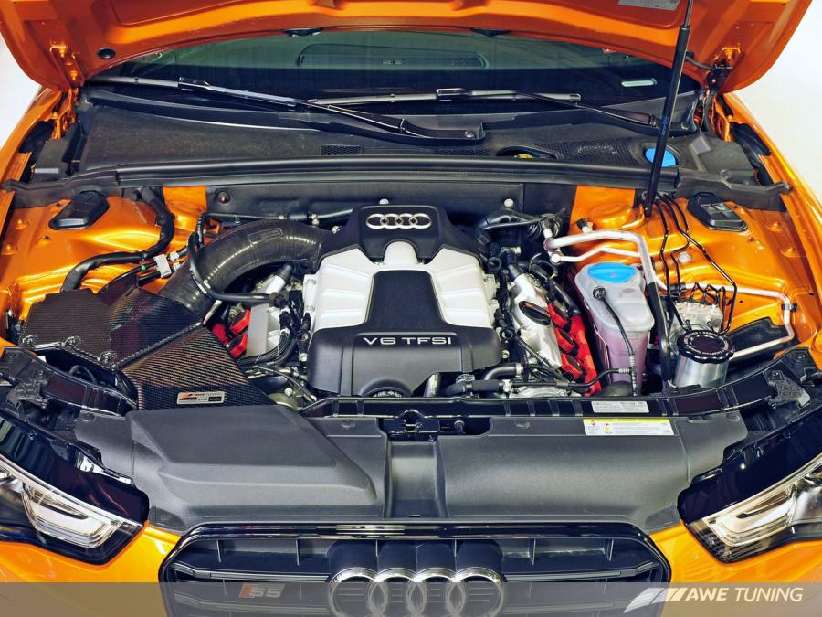 Моторный отсек Audi S5 B8.5 by AWE Tuning 2014 года  (фото 17 из 29)